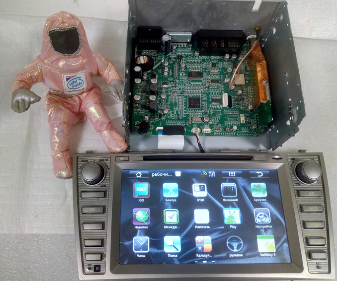 Замена процессора магнитолы Android Toyota Camry V40