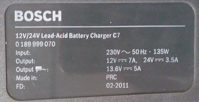 Зарядное устройство Bosch не заряжает аккумулятор. Ремонт Lead-Acid Battery Charger C7 12V/24V