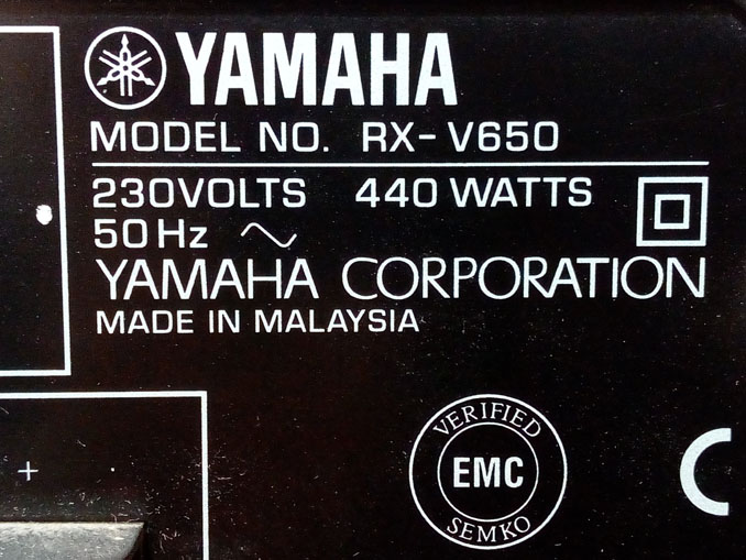 Ремонт Yamaha RX-V650. AV-ресивер не включается
