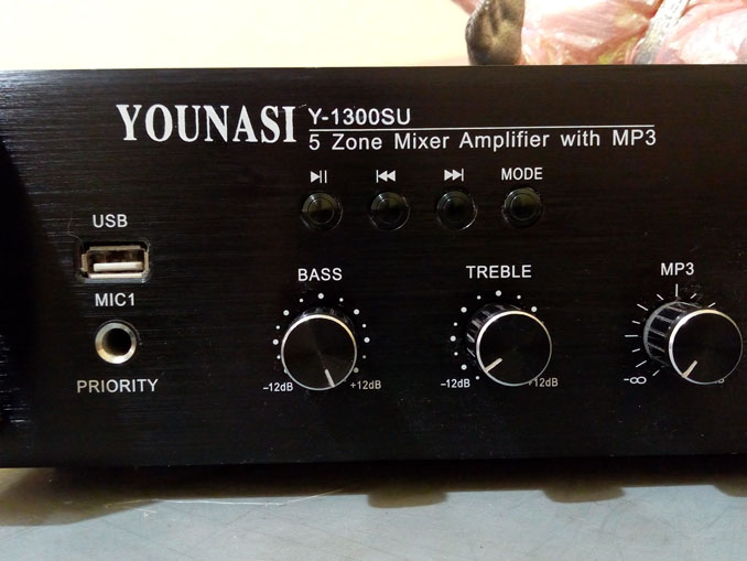Ремонт трансляционного усилителя Younasi Y-1300SU
