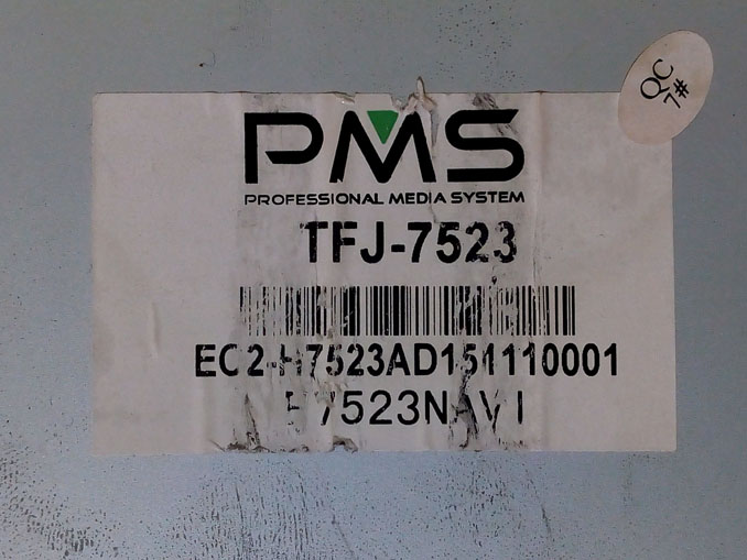 Ремонт PMS TFJ-7523. Не работает сенсор, замена тачскрина