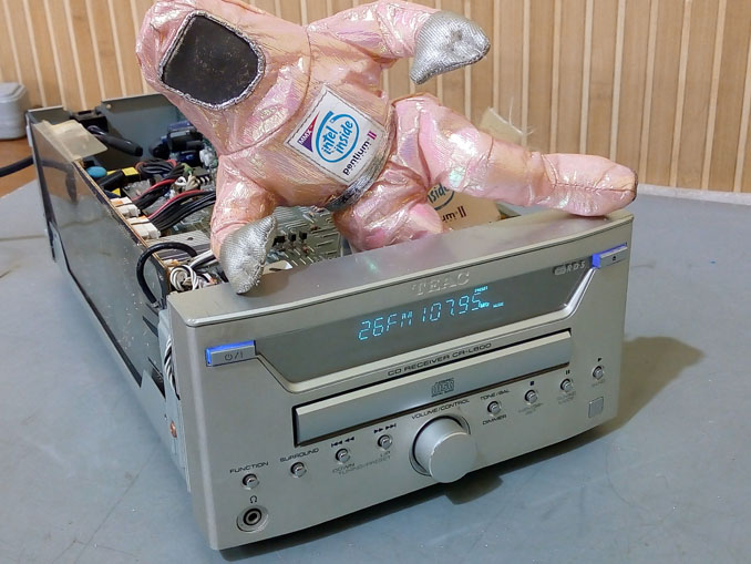 Ремонт CD ресивера TEAC CR-L600. Установка bluetooth