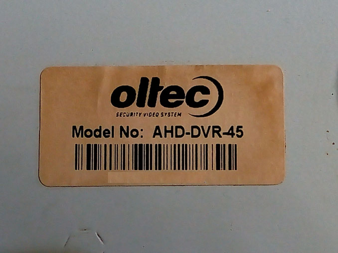 Ремонт видеонаблюдения Oltec AHD-DVR-45