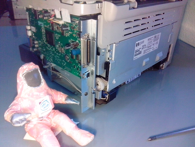 Ремонт МФУ HP LaserJet 3020. Замена разъема USB