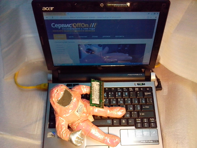 Апгрейд и настройка ноутбука Acer Aspire one D250-0Bk (AOD250)