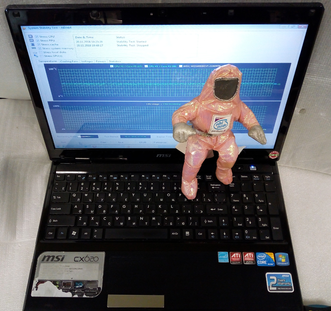 Ремонт ноутбука MSI CX620-067UA