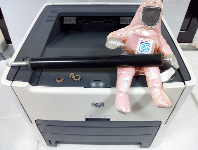 Застревание бумаги в принтере HP