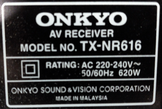 Ремонт av-ресивера Onkyo TX-NR616. Нет звука и сигнала по HDMI