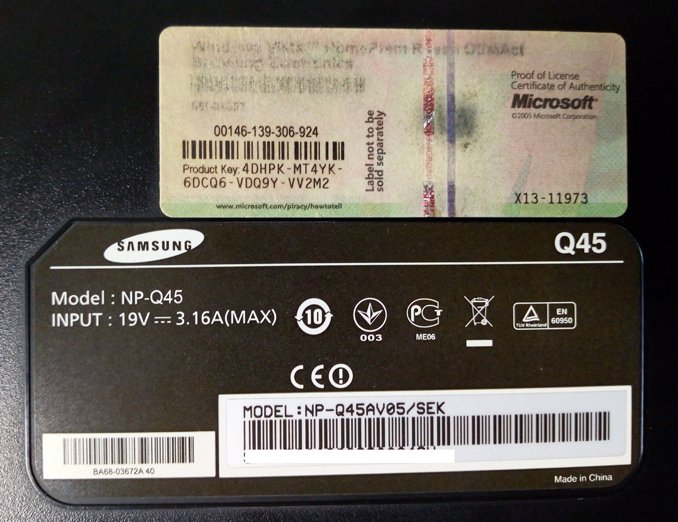 Не включается ноутбук Samsung NP-Q45AV05/SEC