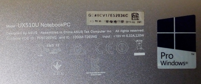 Удаление паролей трех администраторов ноутбука Asus UX510U