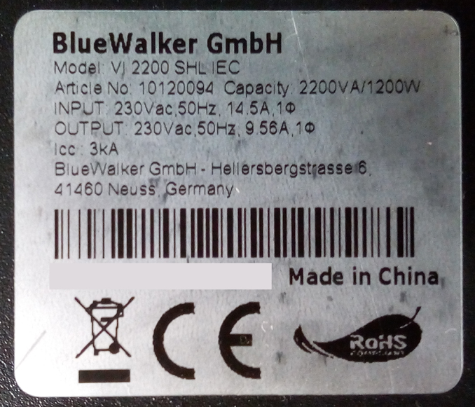 Ремонт ИБП PowerWalker VI 2200 SHL IEC