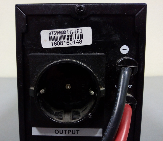 Не работает ИБП для домашнего котла Ritar RTSW-600 L12-LED