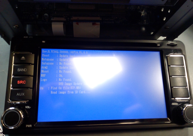 Прошивка автомагнитолы Winca S90 MyDean. Waiting Update! Please Insert the APP card!