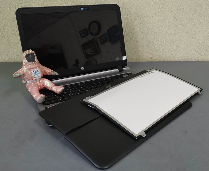 Ремонт ноутбуков HP ProBook 450 G3 (P4P25EA). Замена матрицы и крыши экрана