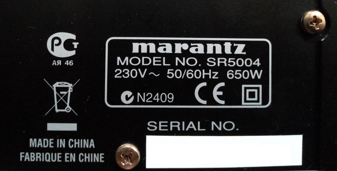 Ремонт ресивера Marantz SR5004. Выключился и не включается