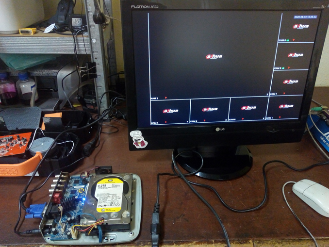 Ремонт видеорегистратора Dahua. Не включается DHI-HCVR5108C-S3