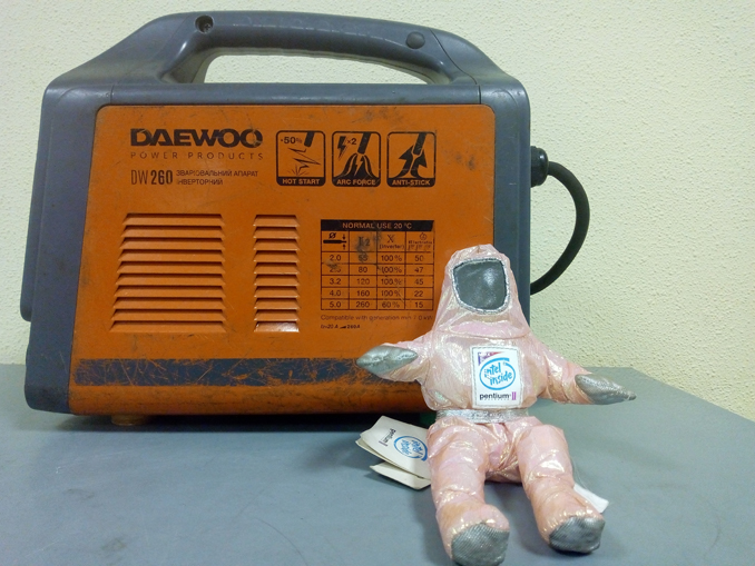 Ремонт сварочного инверторного аппарата Daewoo DW 260. Не варит