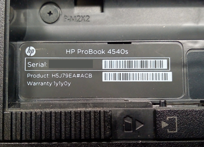 Ремонт ноутбука. Замена клавиатуры HP Probook 4540s