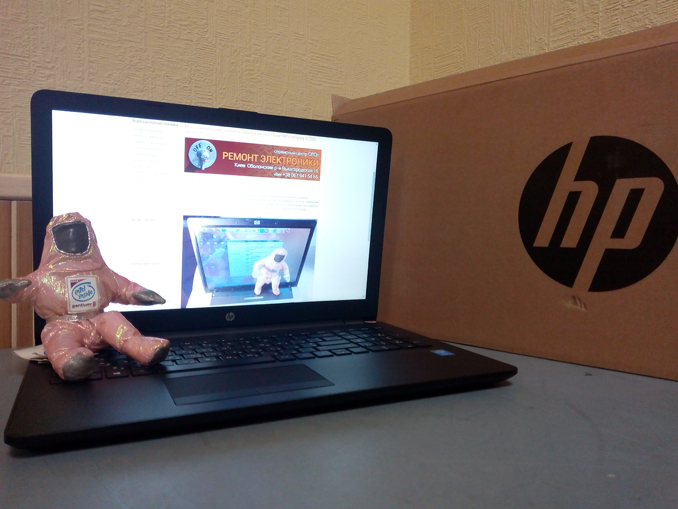 Настройка нового ноутбука HP 15-bs101ua (7ZQ12EA)