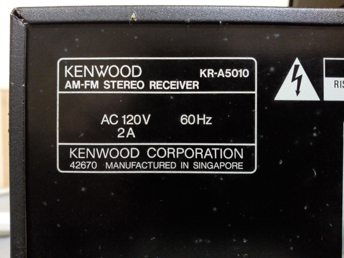 Нет звука AM-FM ресивера. Ремонт Kenwood KR-A5010