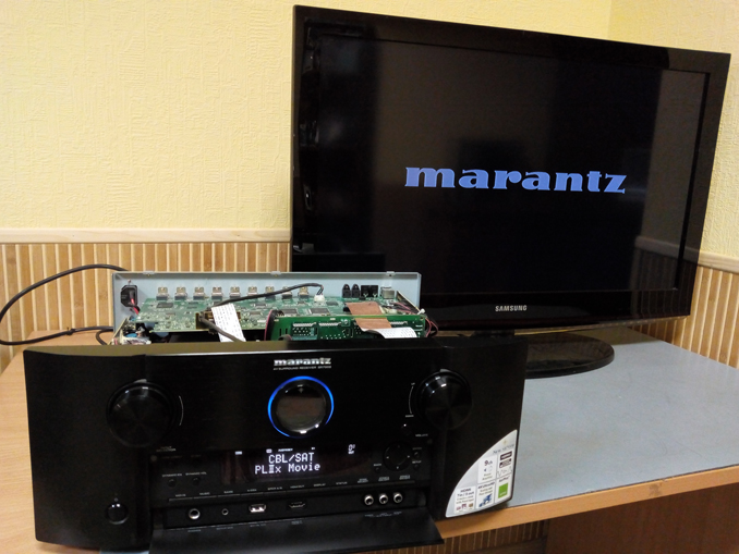 Ремонт av-ресивера Marantz SR7008. Не работает HDMI выход