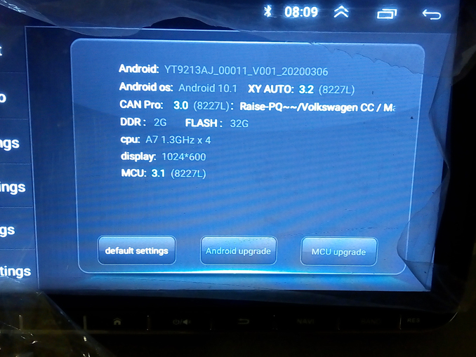 Ремонт китайской мультимедиа Android 10.1. Не включилась новая автомагнитола VW T5 2007