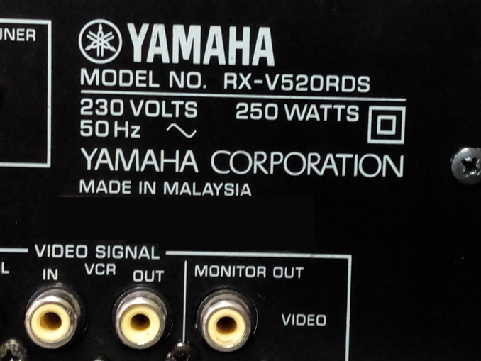 Щелчок и дым при добавлении громкости. Ремонт av-ресивера Yamaha RX-V520RDS