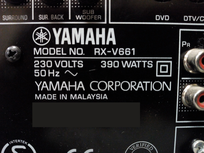 Ремонт аудио-видео ресивера. Не включается Yamaha RX-V661 после скачка напряжения
