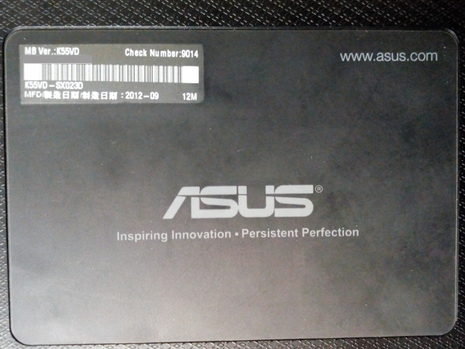 Ремонт Asus K55VD-SX023D. Сброс пароля входа, прошивка BIOS ноутбука