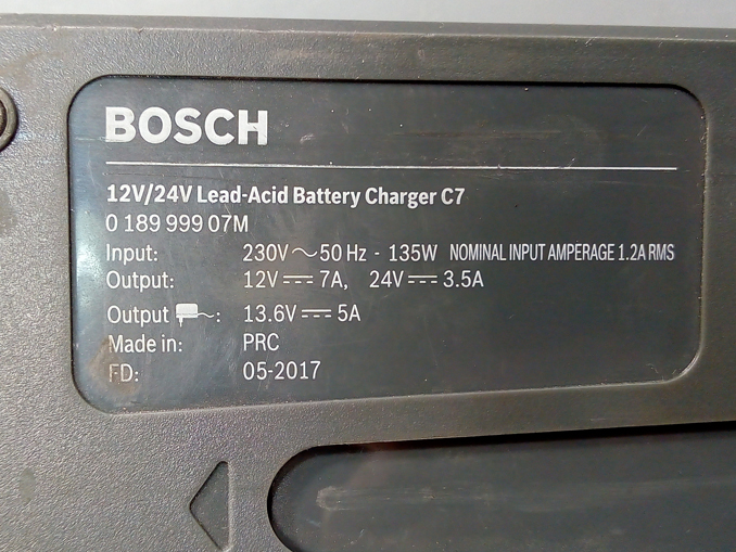 Ремонт зарядных устройств Bosch. Не заряжает аккумулятор Lead-Acid Battery Charger C7
