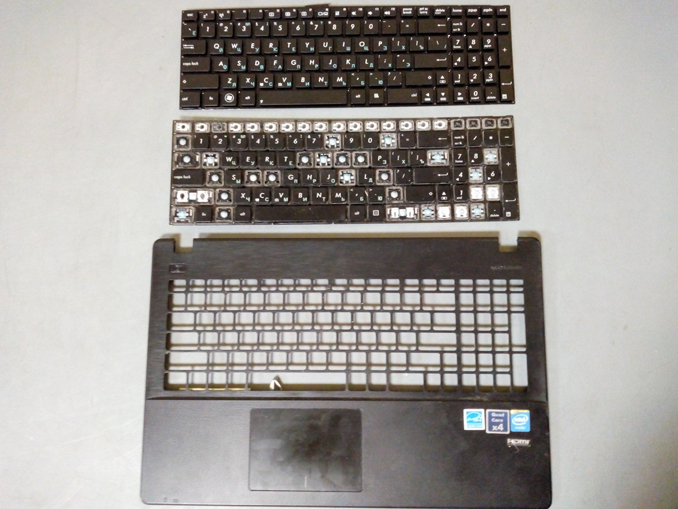 Замена впаянной, несъемной, неразборной клавиатуры ноутбука. Ремонт Asus R512M