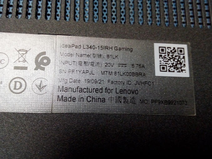 Ноутбук не загружается, не определяется диск. Ремонт ноутбука Lenovo IdeaPad L340-15IRH Gaming