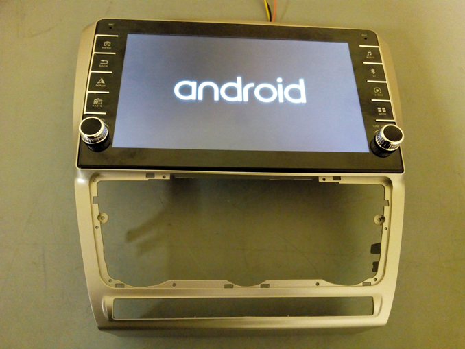 Наложение №1, смещение, повторение изображения китайской автомагнитолы Android 10 дюймов