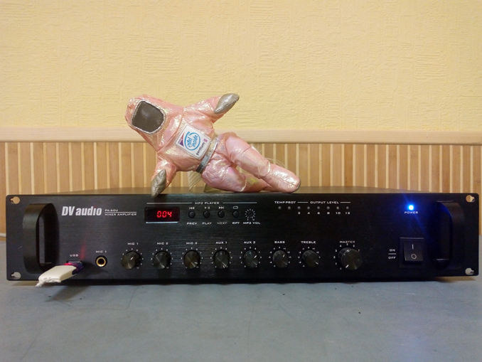 Ремонт микшер-усилителя DV audio PA-60U Mixer Amplifier