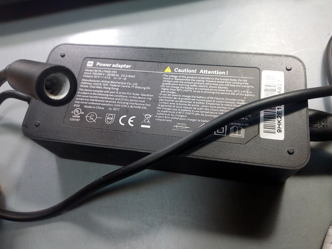 Ремонт зарядного устройства электросамоката Xiaomi Mi Scooter Black