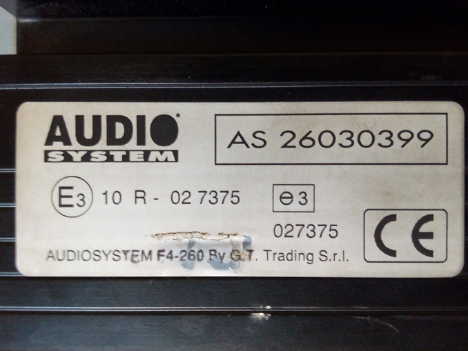 Хлопок при включении автоусилителя Audio System Twister F4-260
