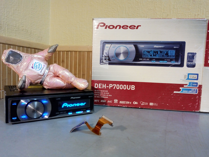 Не регулируется звук, не светится панель автомагнитолы Pioneer DEH-P7000UB