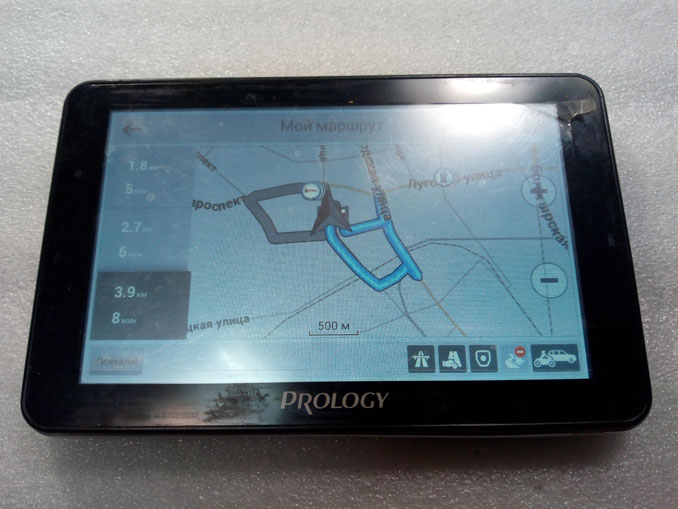 Обновление карт навигатора Prology iMap-540S