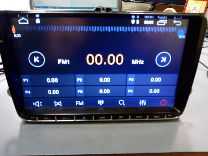 Нет звука, не вызывается радио автомагнитолы PI-907 VW Android