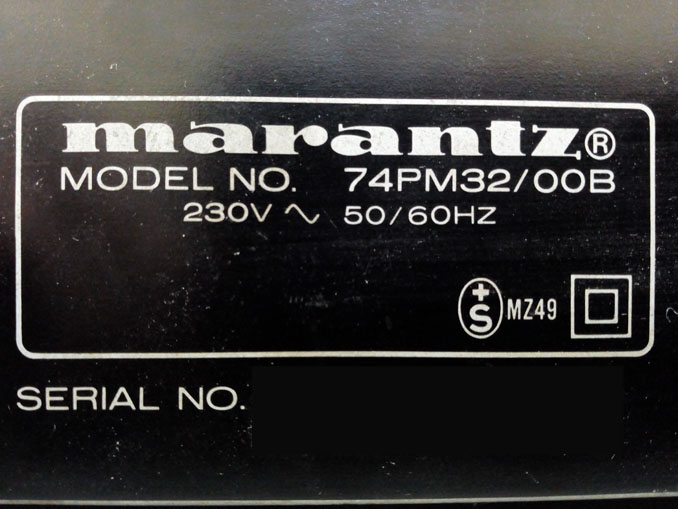 Искажение звука усилителя Marantz 74PM32/00B