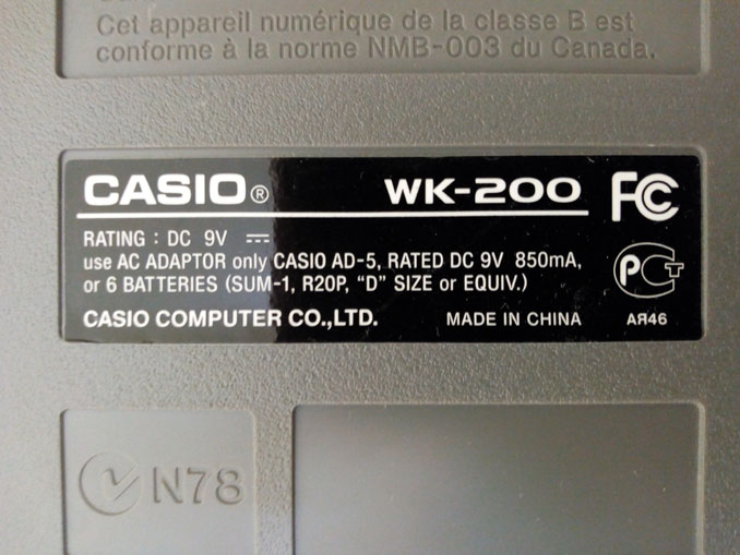 Ремонт синтезатора. Не включается Casio WK-200
