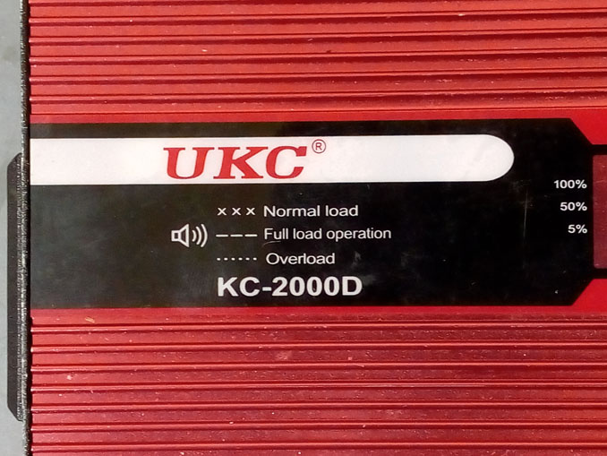 Ремонт Solar Power Inverter UKC KC-2000D. Нет напряжения