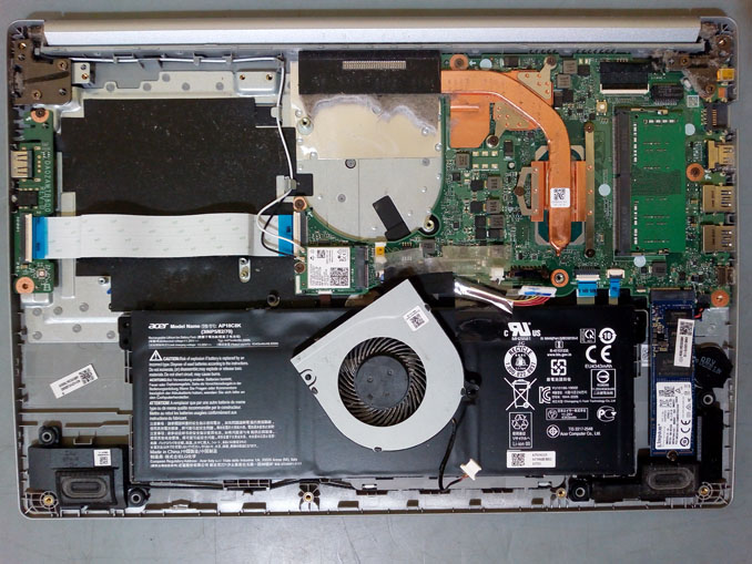 Ноутбук Acer Aspire 5 A515-55G-57C8 греется и выключается