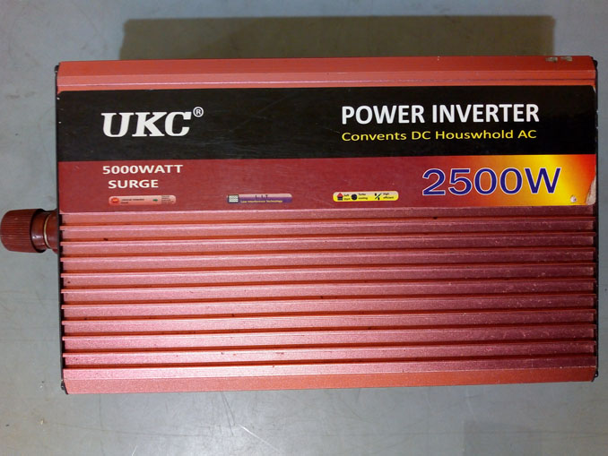 Ремонт Power Inverter UKC 2500W 24B. Не включается