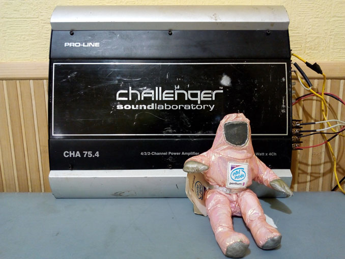 Усилитель не включается. Ремонт Challenger CHA 75.4