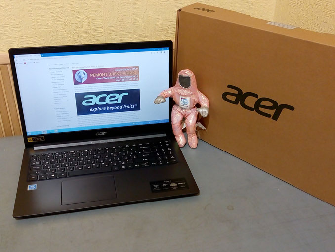Ноутбук не включается. Ремонт Acer Aspire 3 A315-34