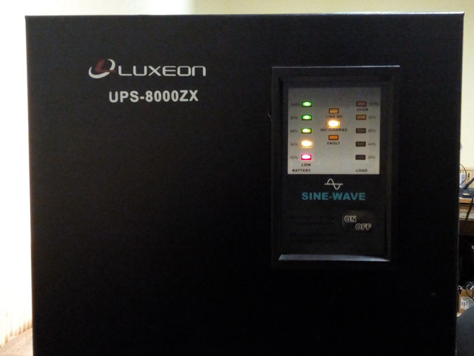 Не включается Luxeon UPS-8000ZX. Ремонт ИБП