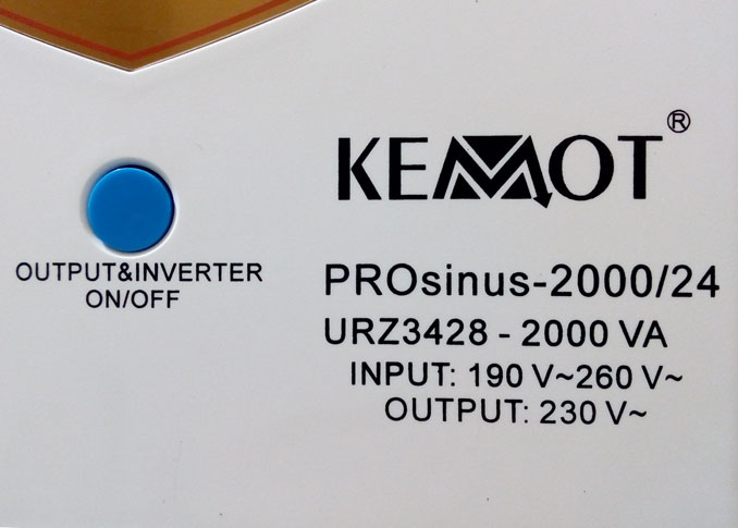 Ремонт ИБП Kemot PROsinus-2000/24 URZ3428-2000VA