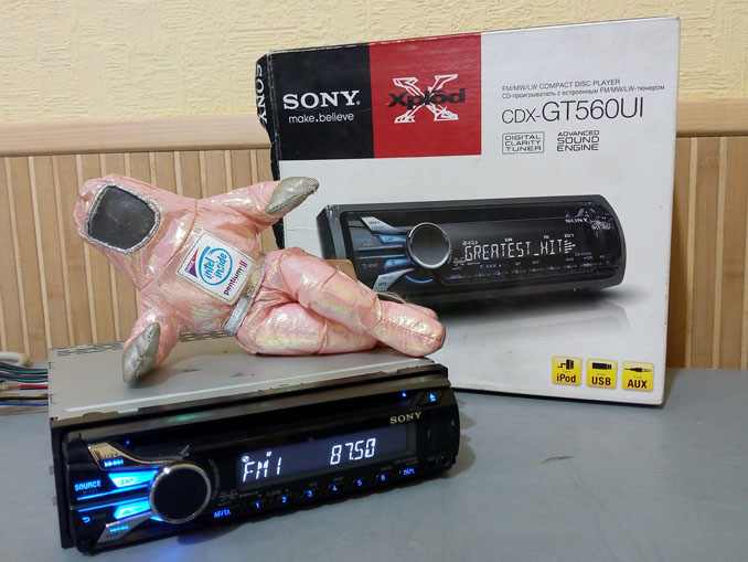 Ремонт Sony CDX-GT560UI. Автомагнитола не включается