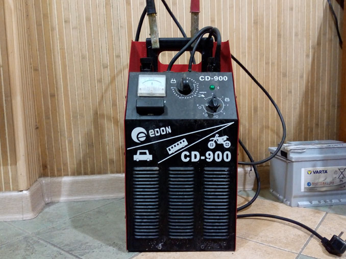 Ремонт пуско-зарядного устройства Edon CD-900. Нет тока